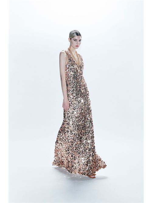Abito lungo macropaillettes ANIYE BY | 185273-02487
