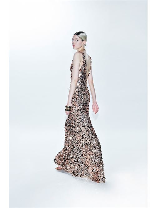 Abito lungo macropaillettes ANIYE BY | 185273-02487