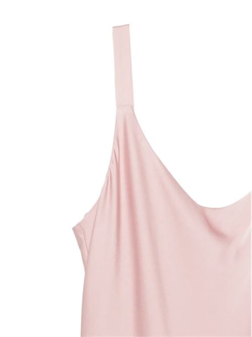 Abito lungo bretelle raso + blusa chiffon ATELIER LEGORA | 26-AT157-ROS