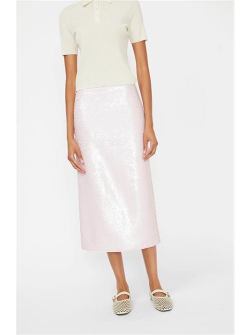 Longuette in paillettes ISABELLE BLANCHE | G147-T014-ROS