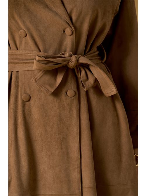 Trench scamosciato NO SECRETS | 261NS015-MOC