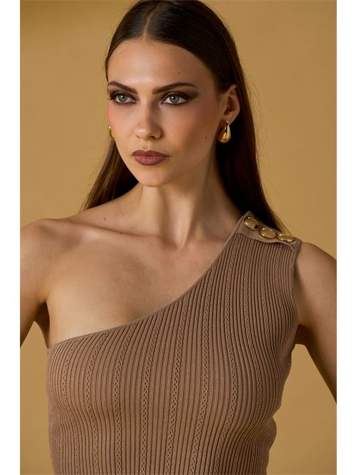 Top monospalla filo c/bottoni oro NO SECRETS | 261NS054-MOC