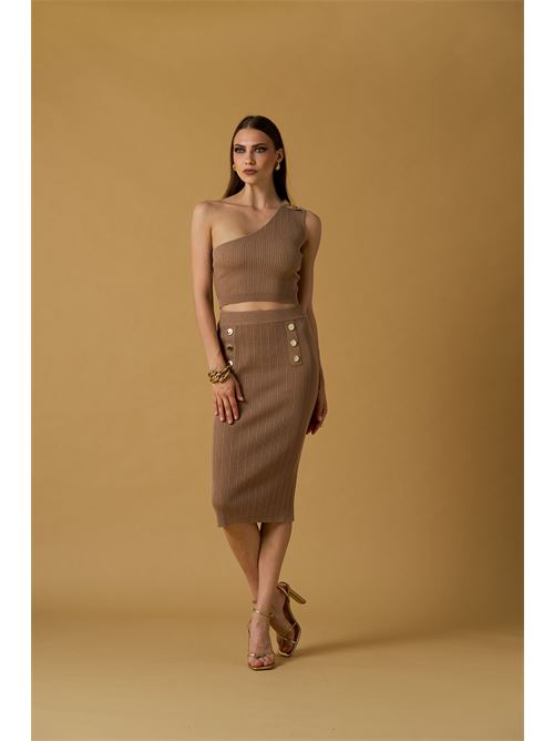 Top monospalla filo c/bottoni oro NO SECRETS | 261NS054-MOC