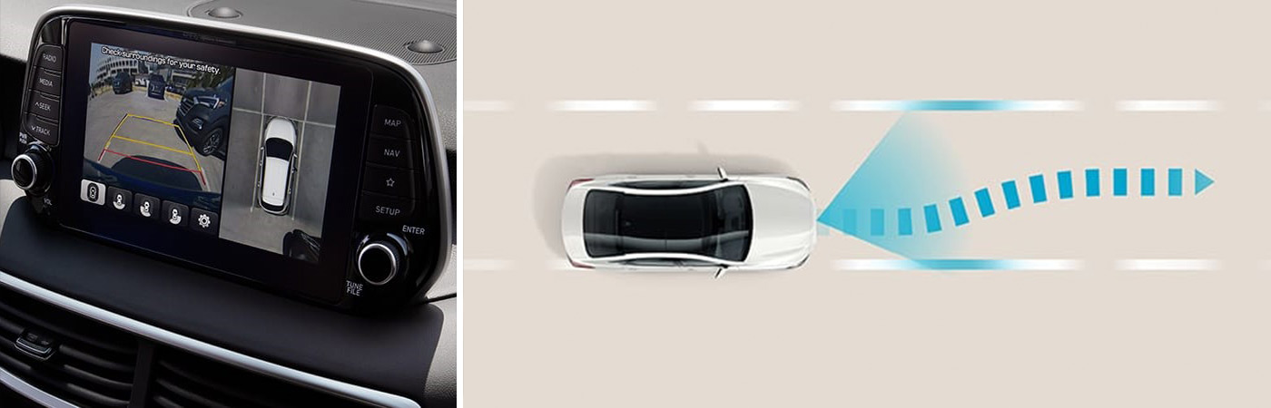 Some of the many safety features found in the 2026 Hyundai Tucson.