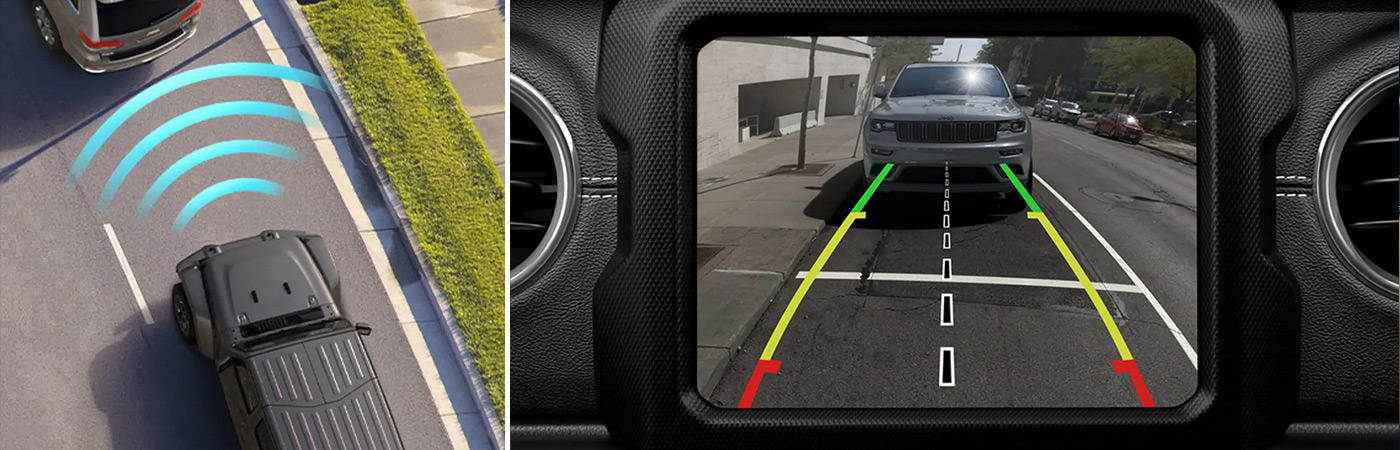 A quick look at some of the many safety features waiting for you in a new Jeep Wrangler Unlimited from Landmark Dodge in Atlanta.