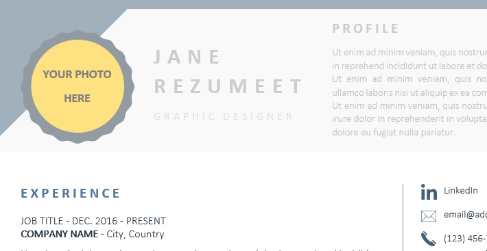 Gasherbrum Resume Template - Easy Customization