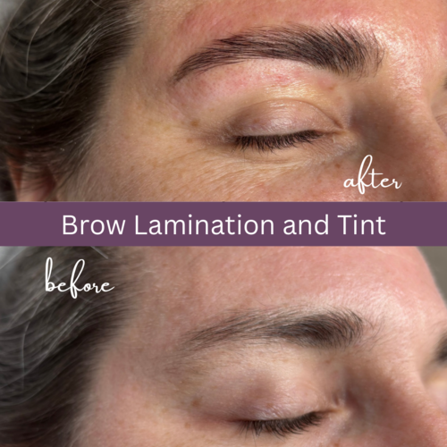 Copy of brow lamination and tint