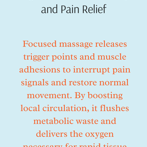 Targeted muscle recovery and pain relief