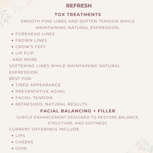 Bloom wild aesthetics   regenerative wellness menu2   1