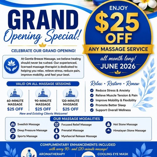 Gentle breeze grand opening june 2026