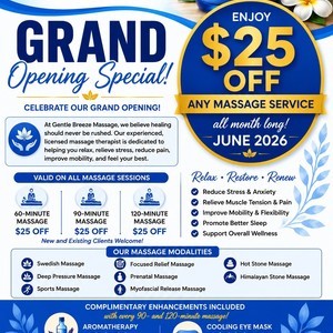 Gentle breeze grand opening june 2026