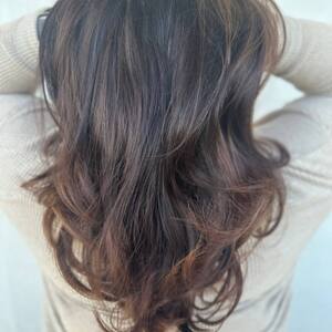 Pin5 brunette bronde wavy back view dark 2 1200x1500