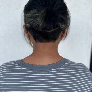 Pin5 brunette undercut nape design back view 1200x1500