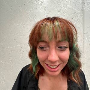 Pin5 copper green bangs red fashion color woman 1200x1500