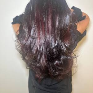 Pin5 copper burgundy dark red wavy back view 1200x1500