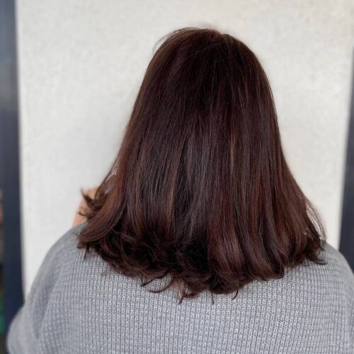 Pin5 copper burgundy straight bob back view 1200x1500