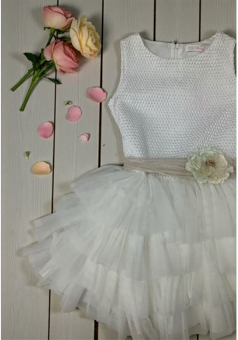 Abito prima comunione MIMILU | 601BIANCOROSSOBIANCO