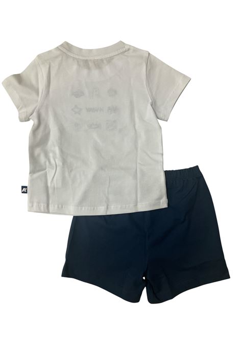 t-shirt e pantaloncino K-way | K2151EWC06