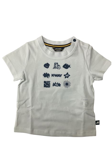 t-shirt e pantaloncino K-way | K2151EWC06
