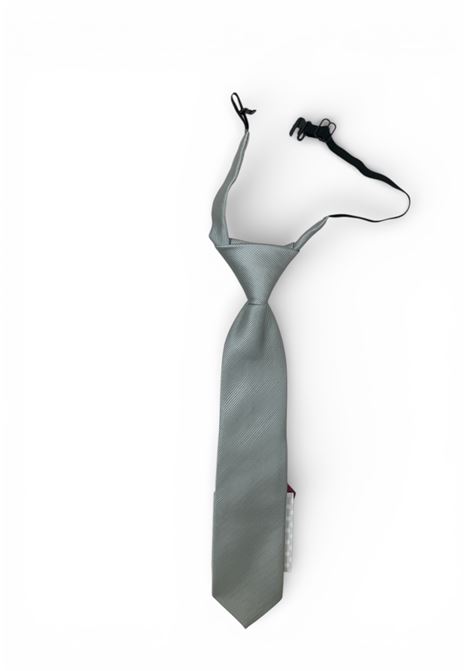 Cravatta bambino MADE IN ITALY | CRAVATTACONELASTICOGRIGIO