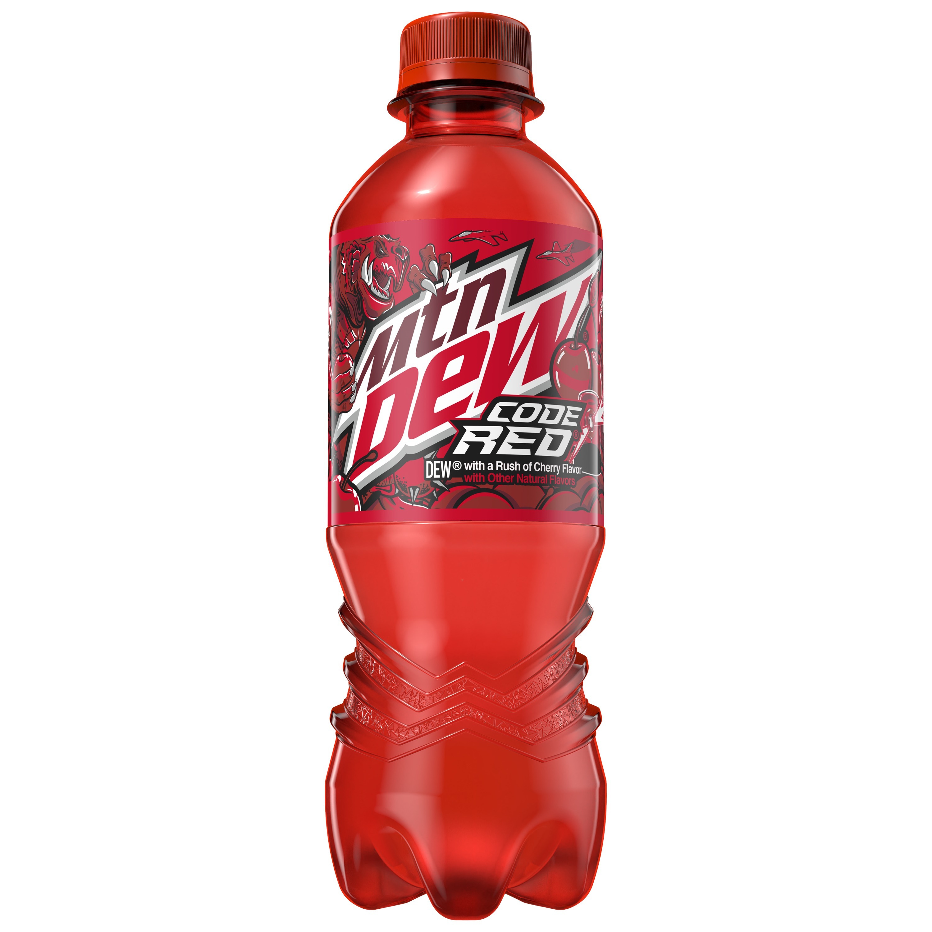 Mountain Dew, Code Red, Dew With A Rush Of Cherry Flavor