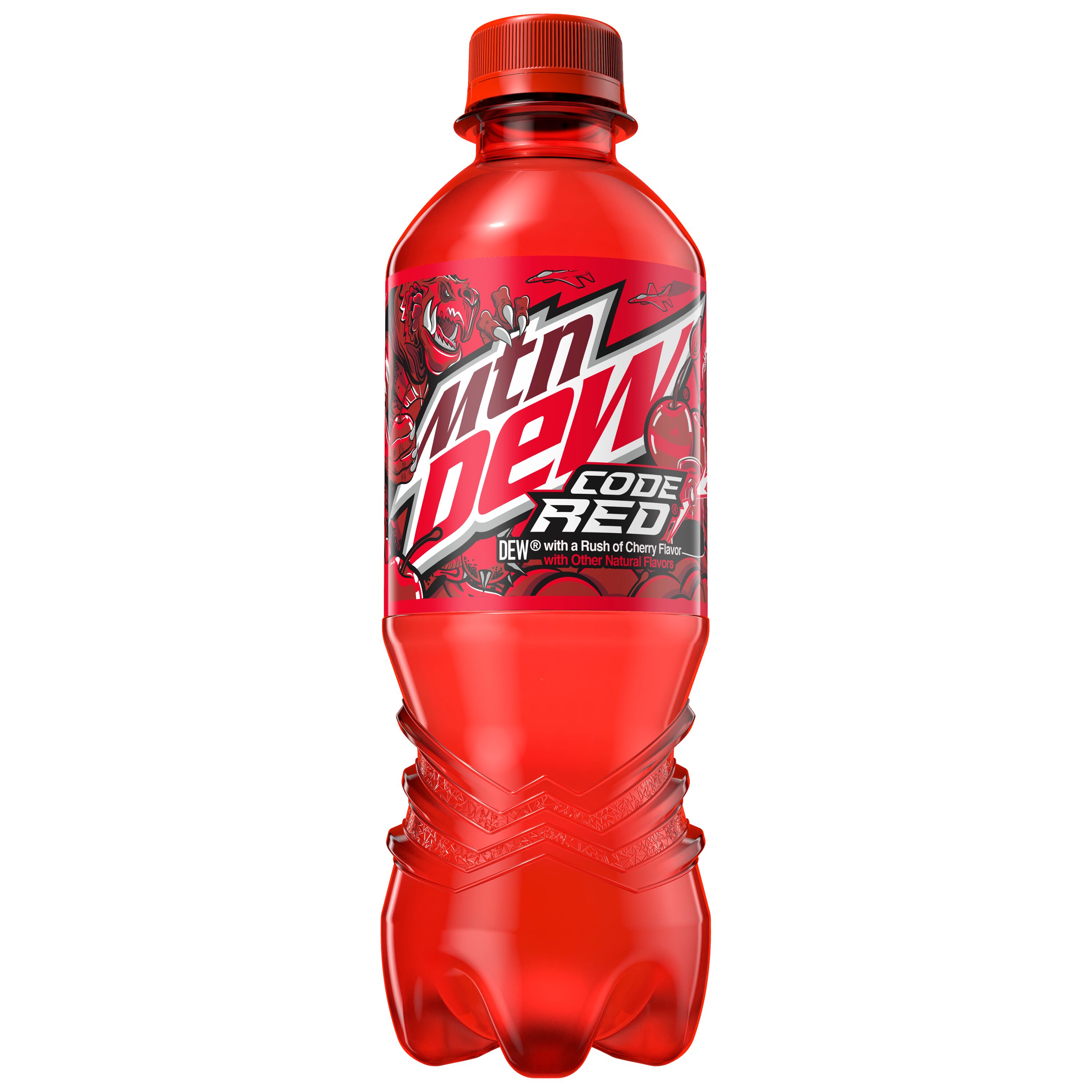 Mountain Dew, Code Red, Dew With A Rush Of Cherry Flavor