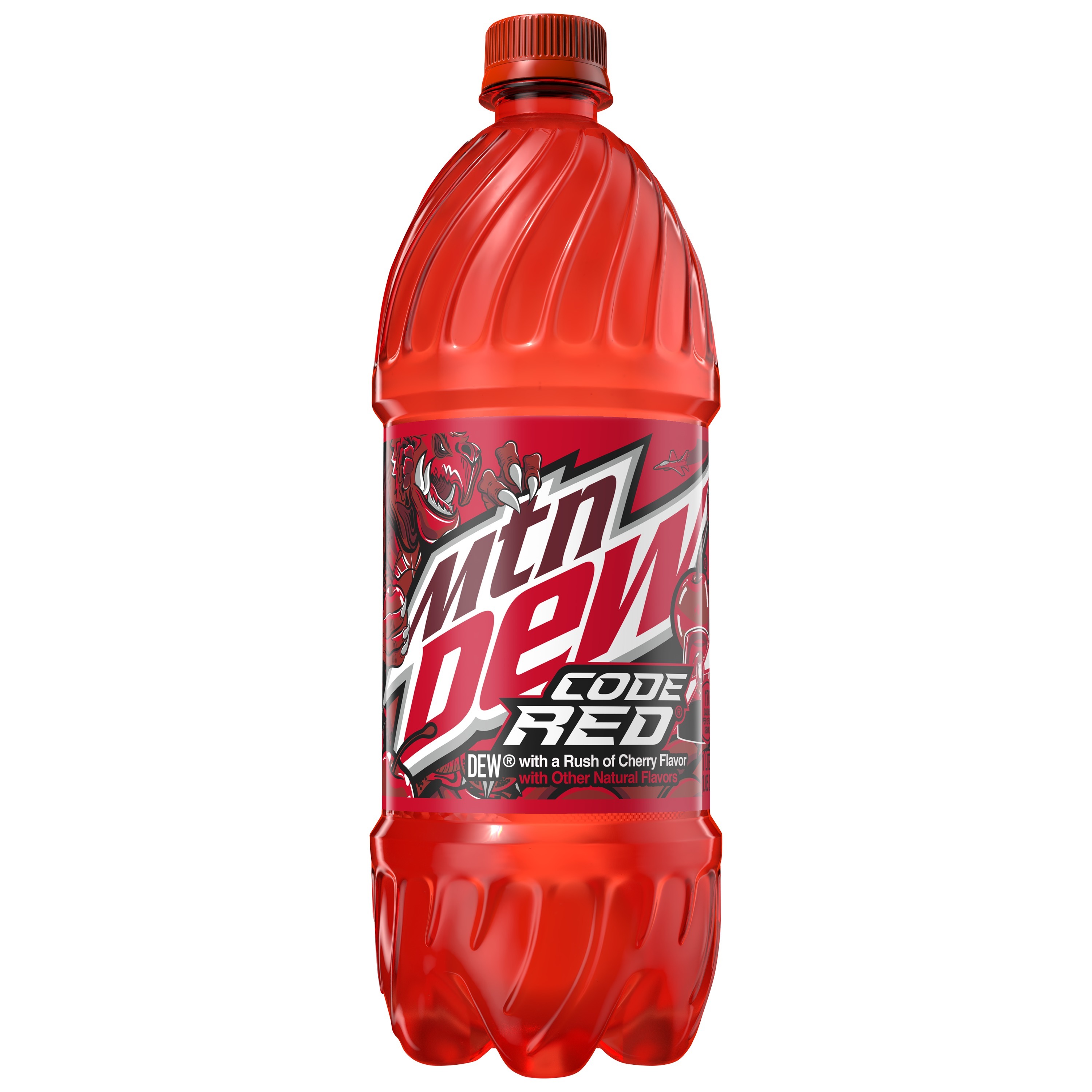 Mountain Dew, Code Red, Dew With A Rush Of Cherry Flavor thumbnail