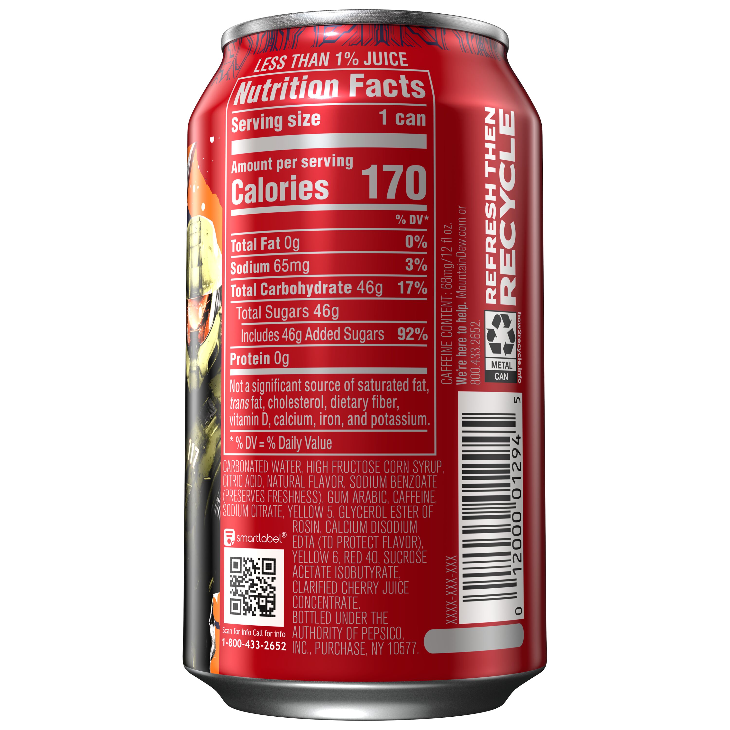 Mountain Dew, Game Fuel, Dew With A Blast Of Citrus Cherry Flavor thumbnail