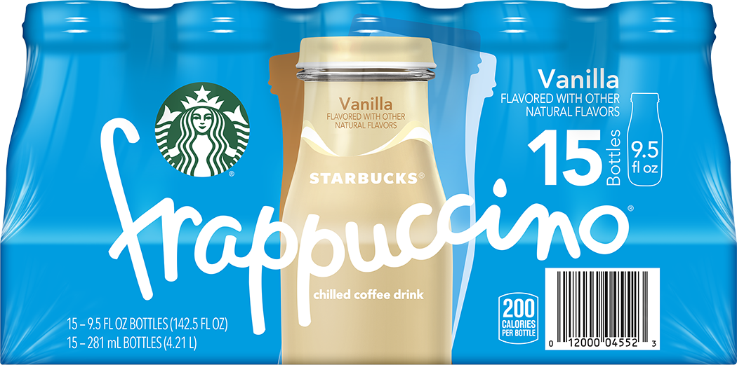 Starbucks, Frappuccino, Vanilla Flavored, Chilled Coffee Drink thumbnail