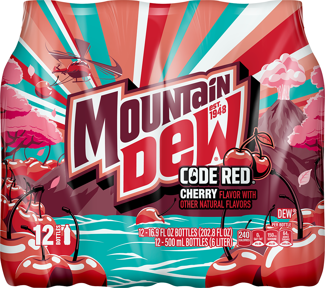 Mountain Dew, Code Red, Cherry Flavor Dew thumbnail