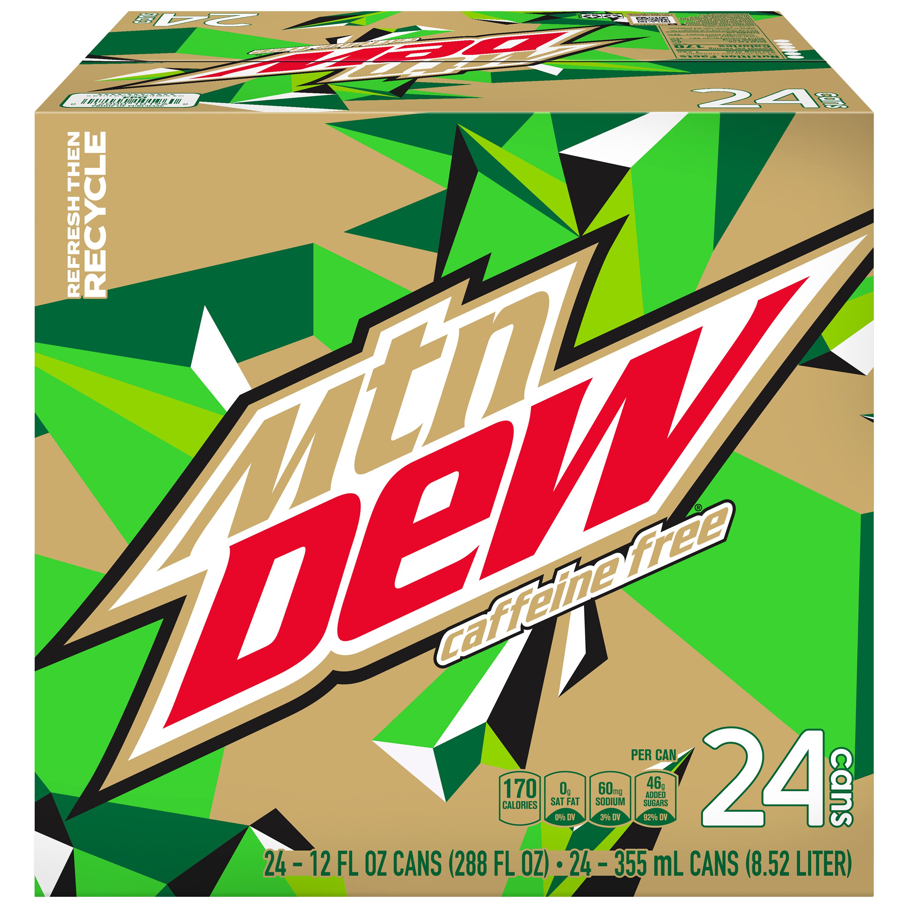 Mountain Dew, Caffeine Free