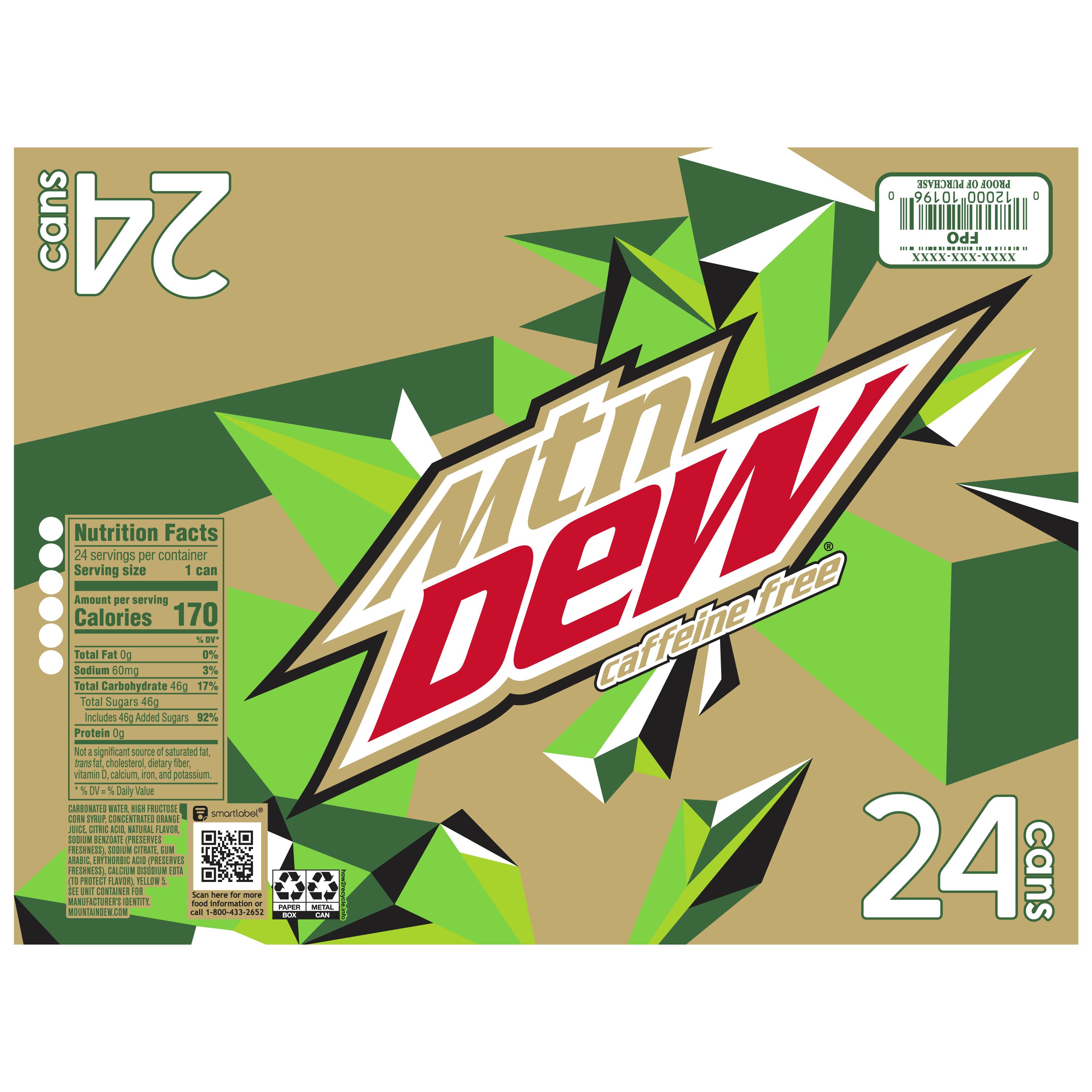 Mountain Dew, Caffeine Free thumbnail