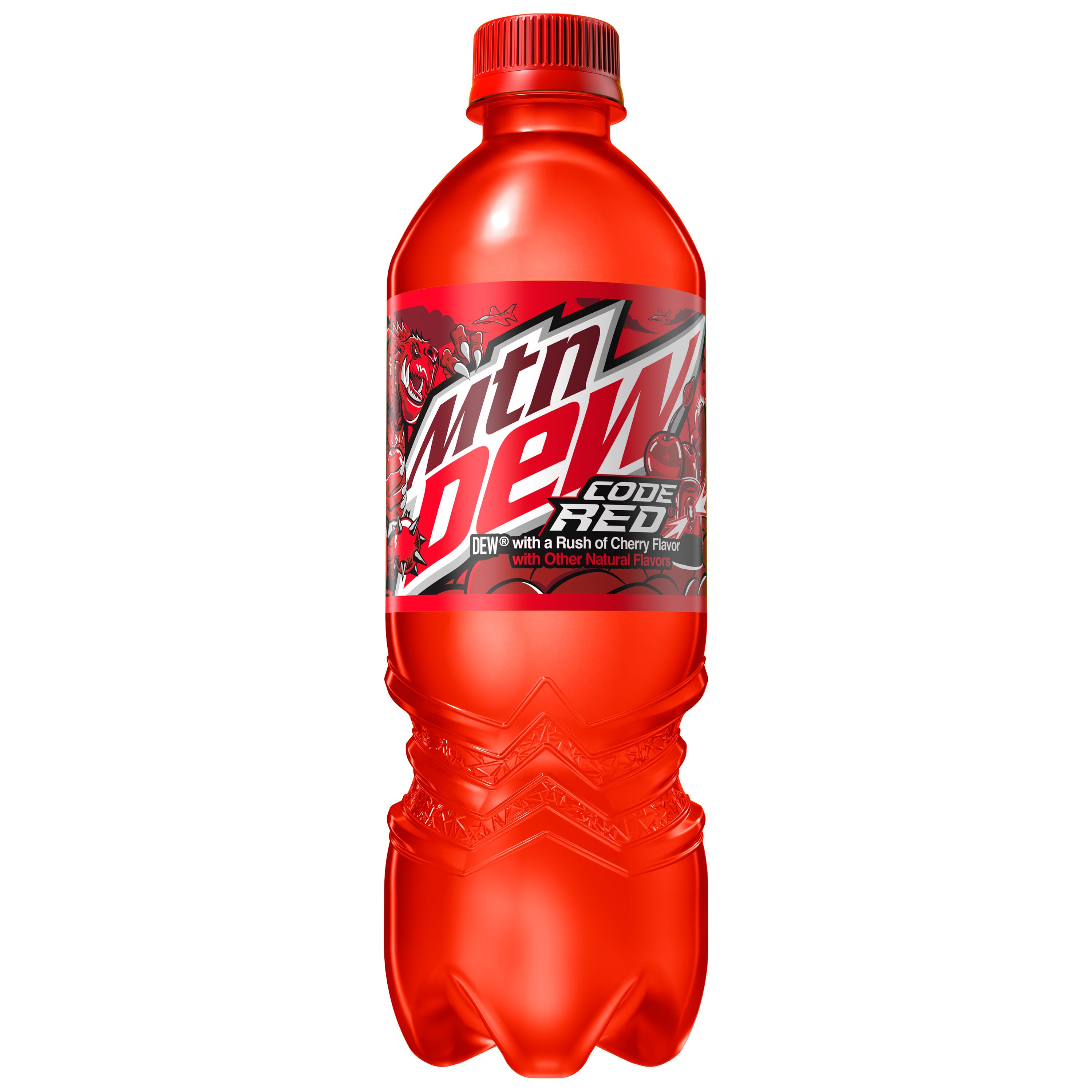 Mountain Dew, Code Red, Dew With A Rush Of Cherry Flavor thumbnail