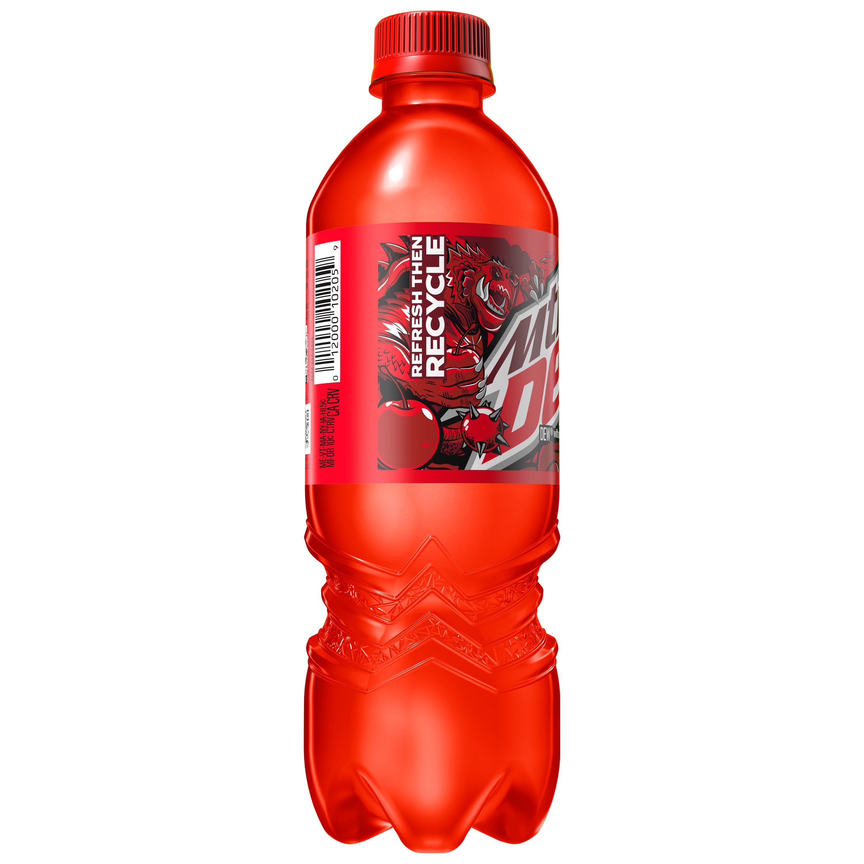 Mountain Dew, Code Red, Dew With A Rush Of Cherry Flavor thumbnail