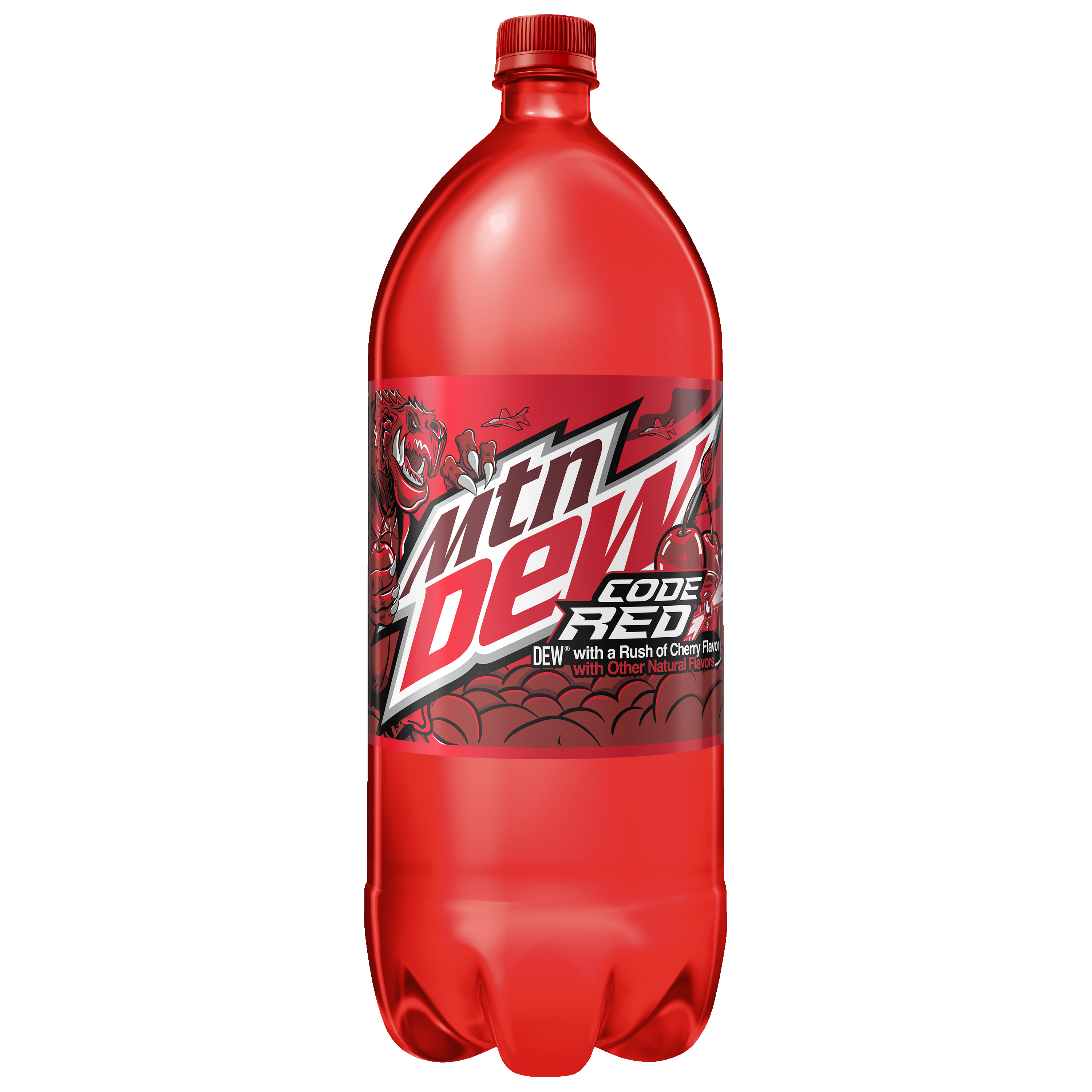 Mountain Dew, Code Red, Dew With A Rush Of Cherry Flavor