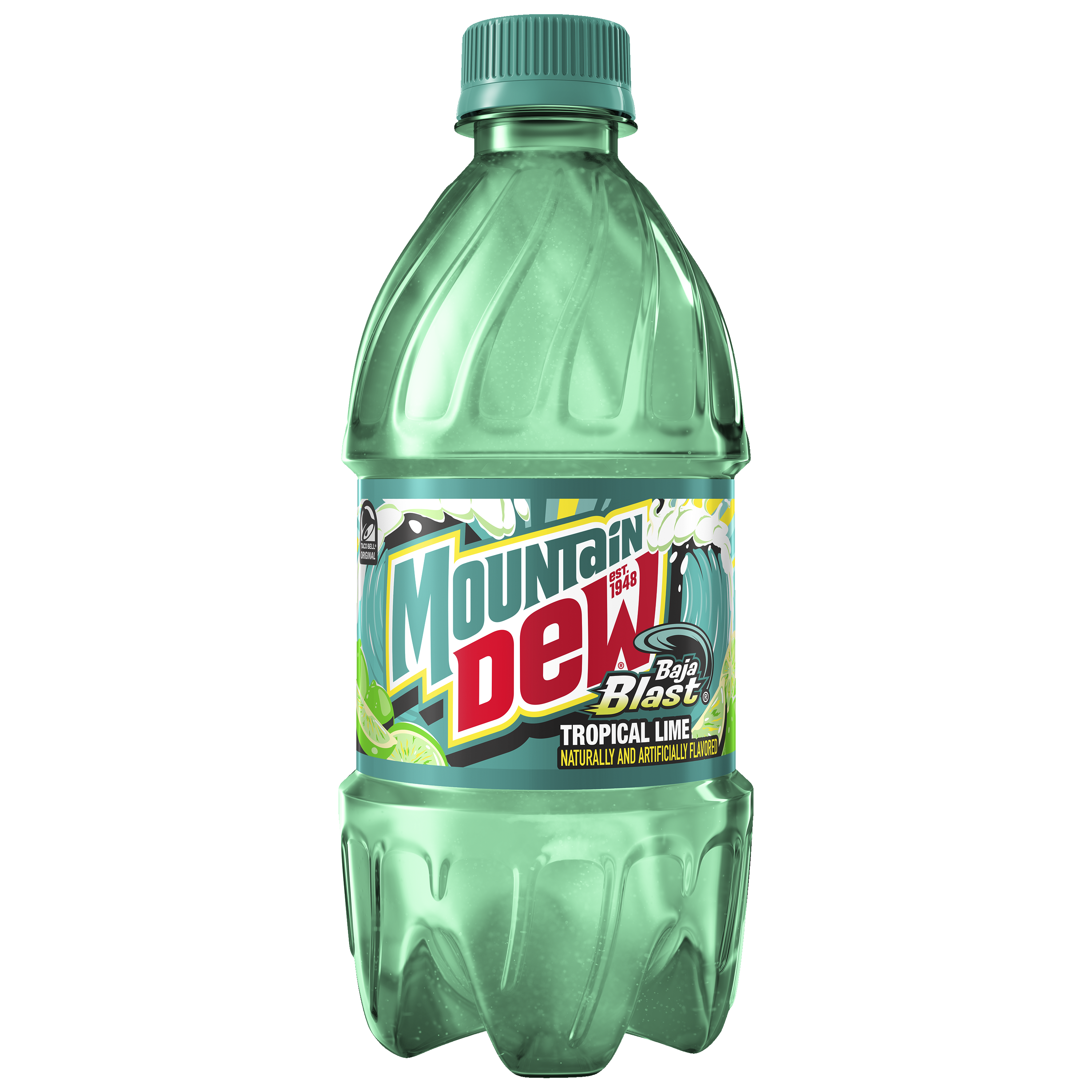 Mountain Dew, Baja Blast, Tropical Lime Naturally And Artificially Flavored Dew thumbnail