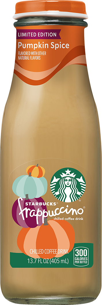 Starbucks, Frappuccino, Pumpkin Spice Flavored, Chilled Coffee Drink thumbnail