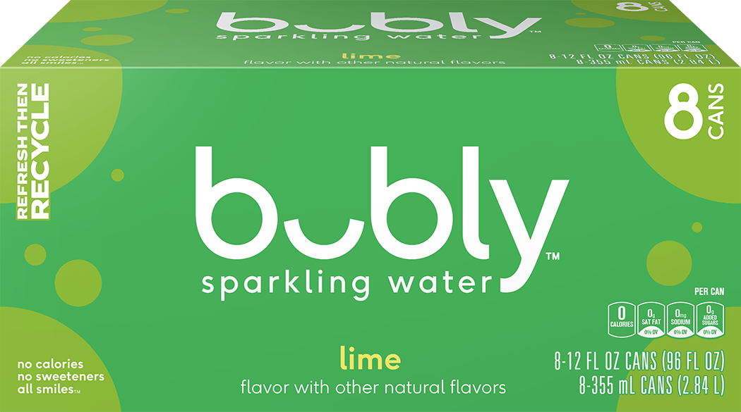 bubly, Lime Flavor, Sparkling Water thumbnail