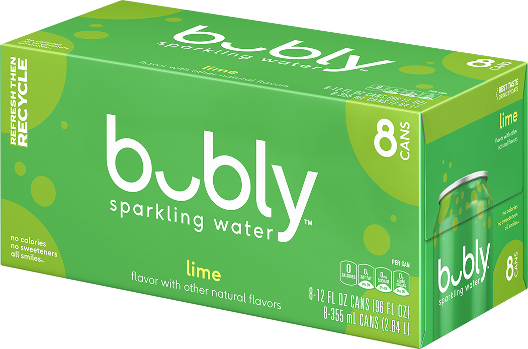 bubly, Lime Flavor, Sparkling Water thumbnail