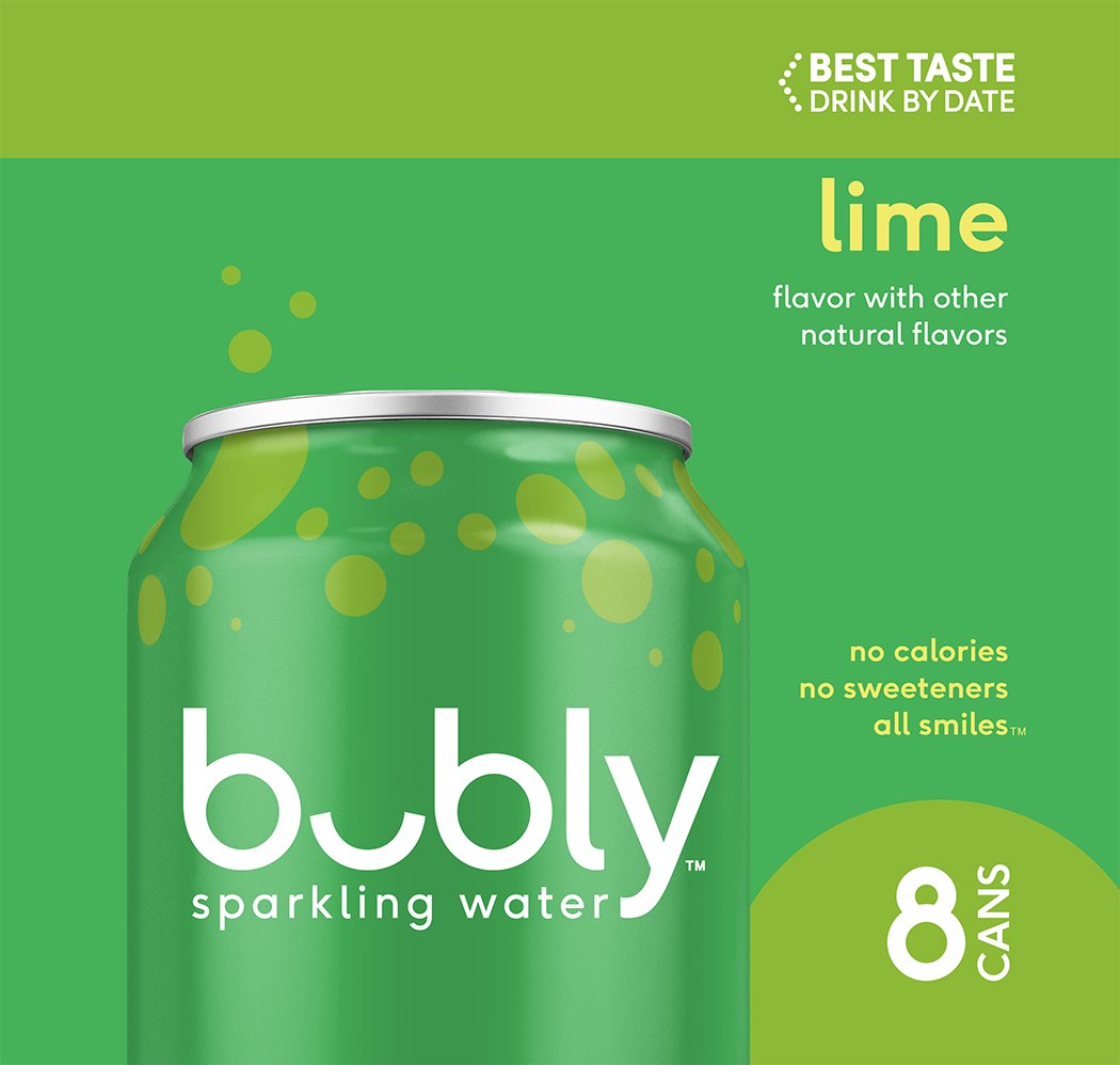 bubly, Lime Flavor, Sparkling Water thumbnail