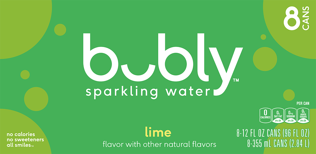 bubly, Lime Flavor, Sparkling Water thumbnail