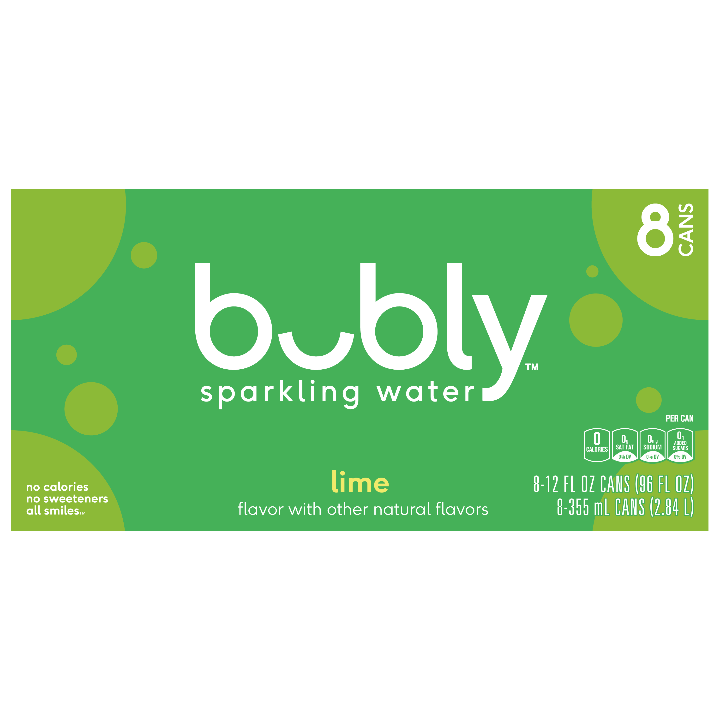 bubly, Lime Flavor, Sparkling Water thumbnail