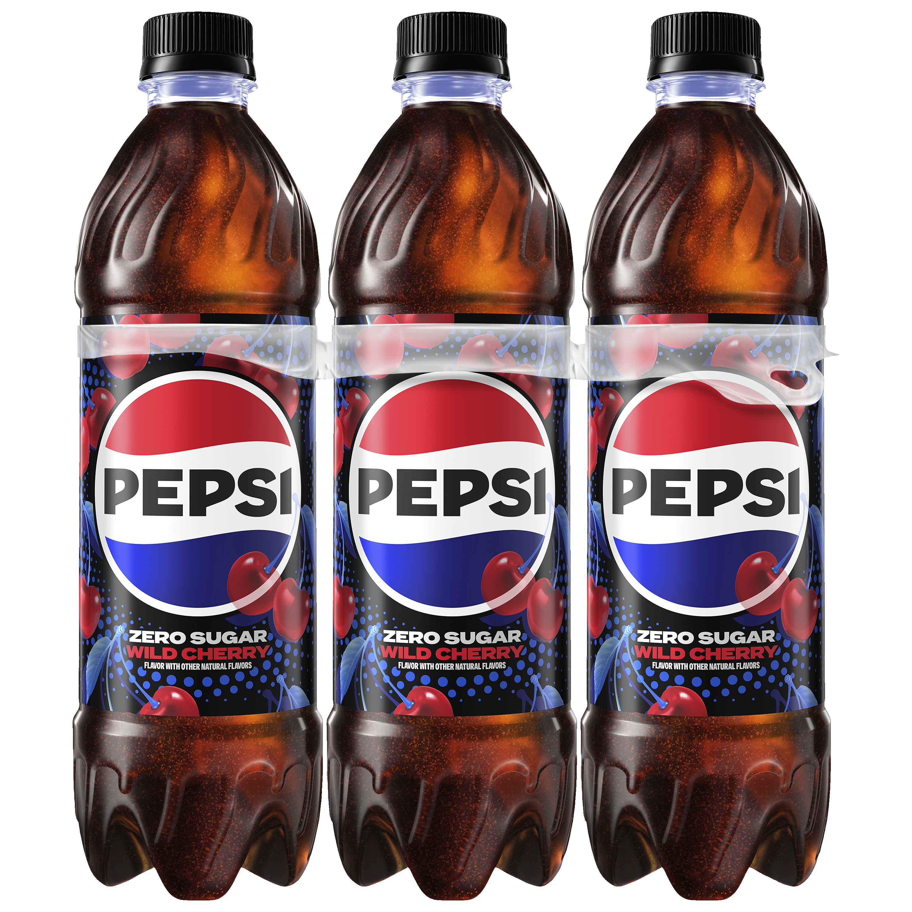 Pepsi, Zero Sugar, Wild Cherry Flavor