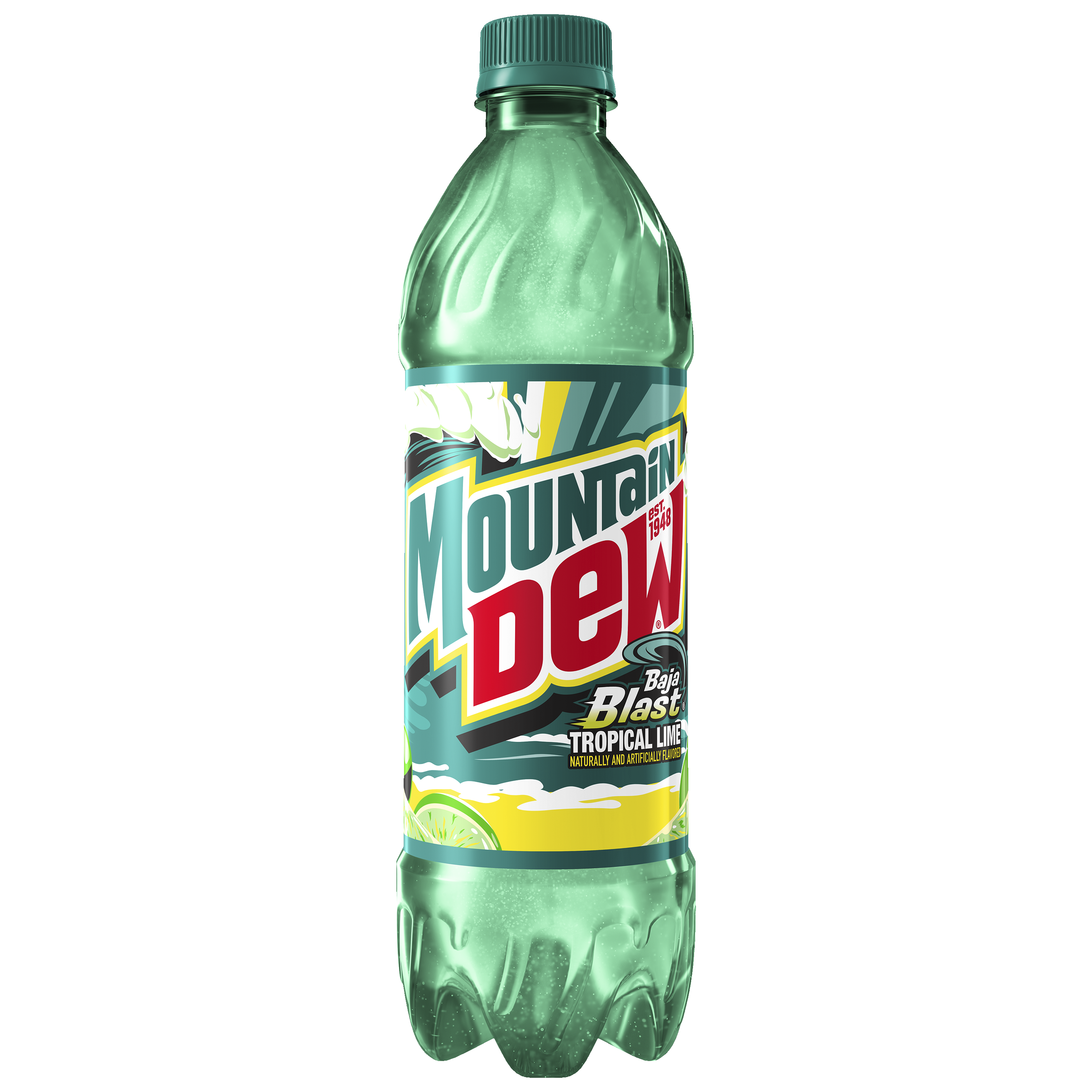 Mountain Dew, Baja Blast, Tropical Lime Naturally And Artificially Flavored Dew thumbnail