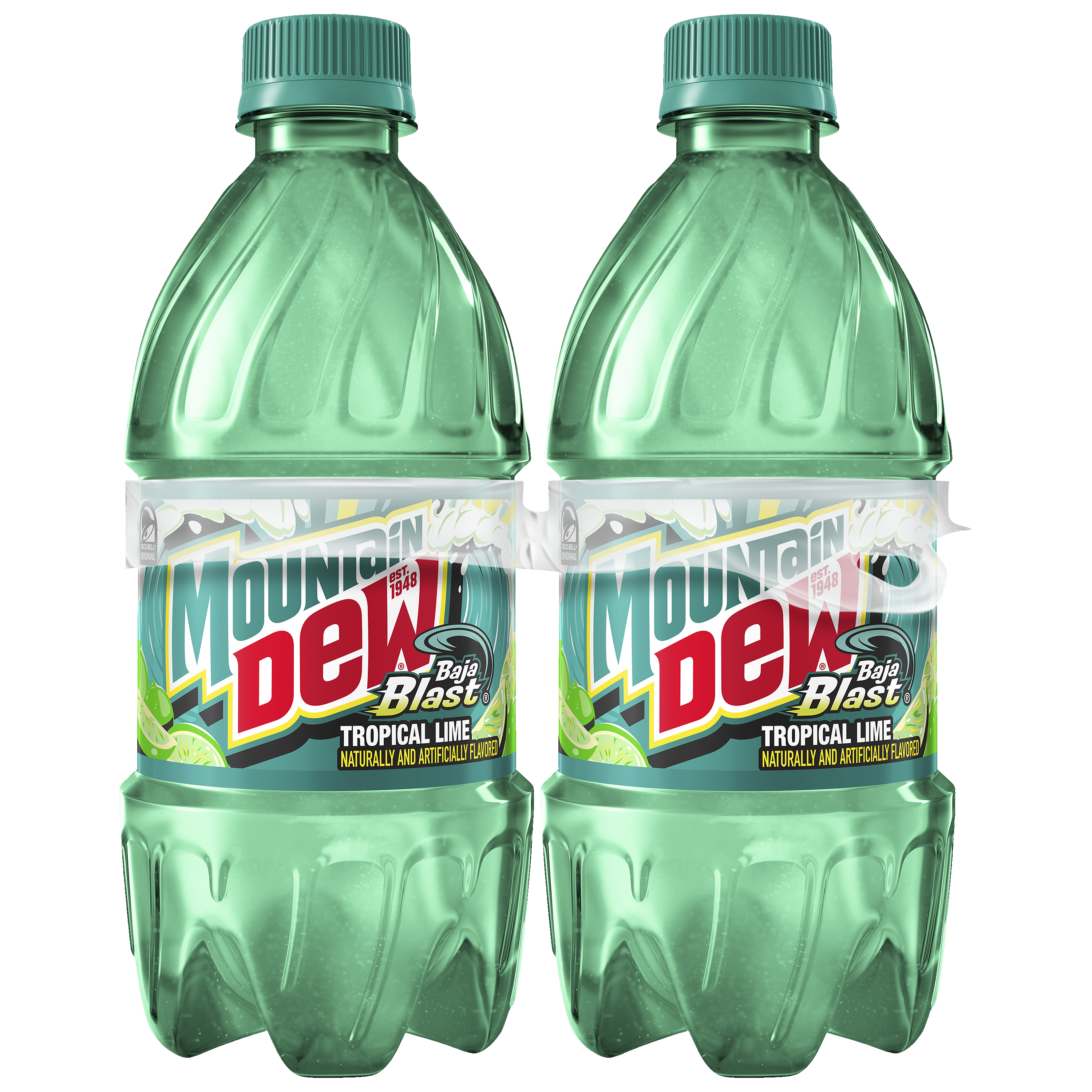 Mountain Dew, Baja Blast, Tropical Lime Naturally And Artificially Flavored Dew thumbnail