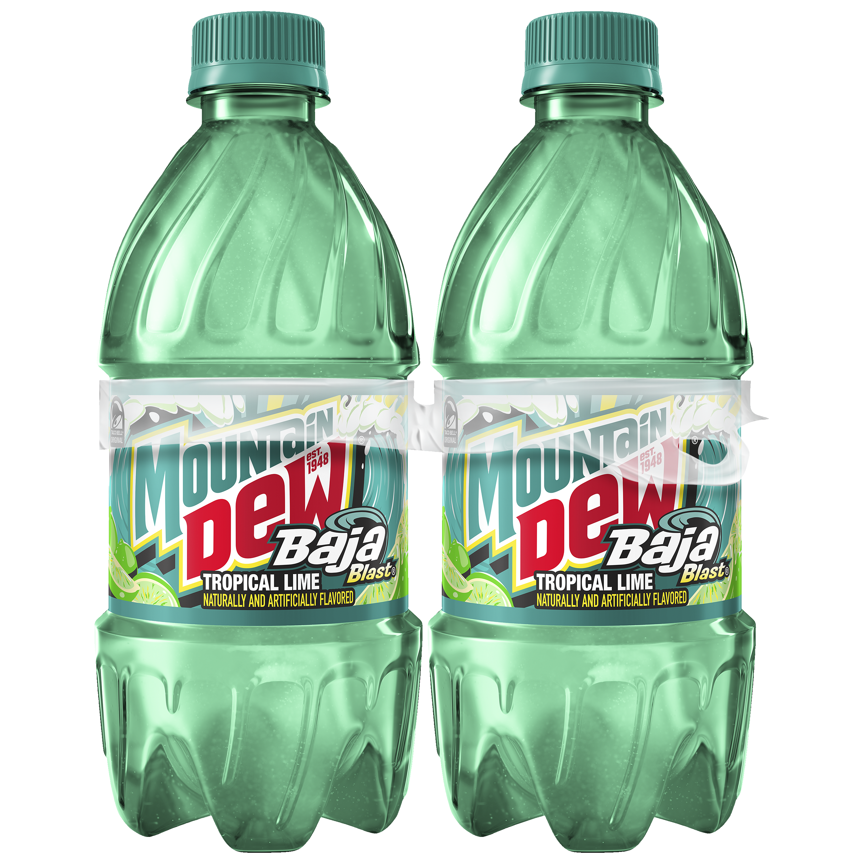 Mountain Dew, Baja Blast, Tropical Lime Naturally And Artificially Flavored Dew thumbnail
