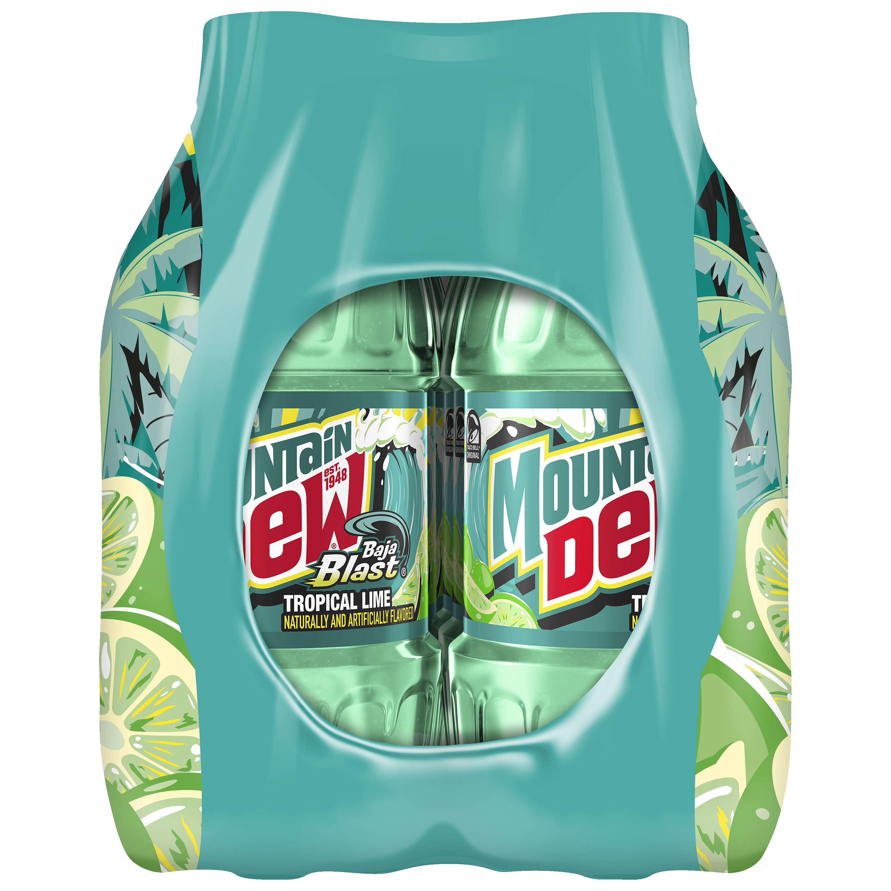 Mountain Dew, Baja Blast, Tropical Lime Naturally And Artificially Flavored Dew thumbnail