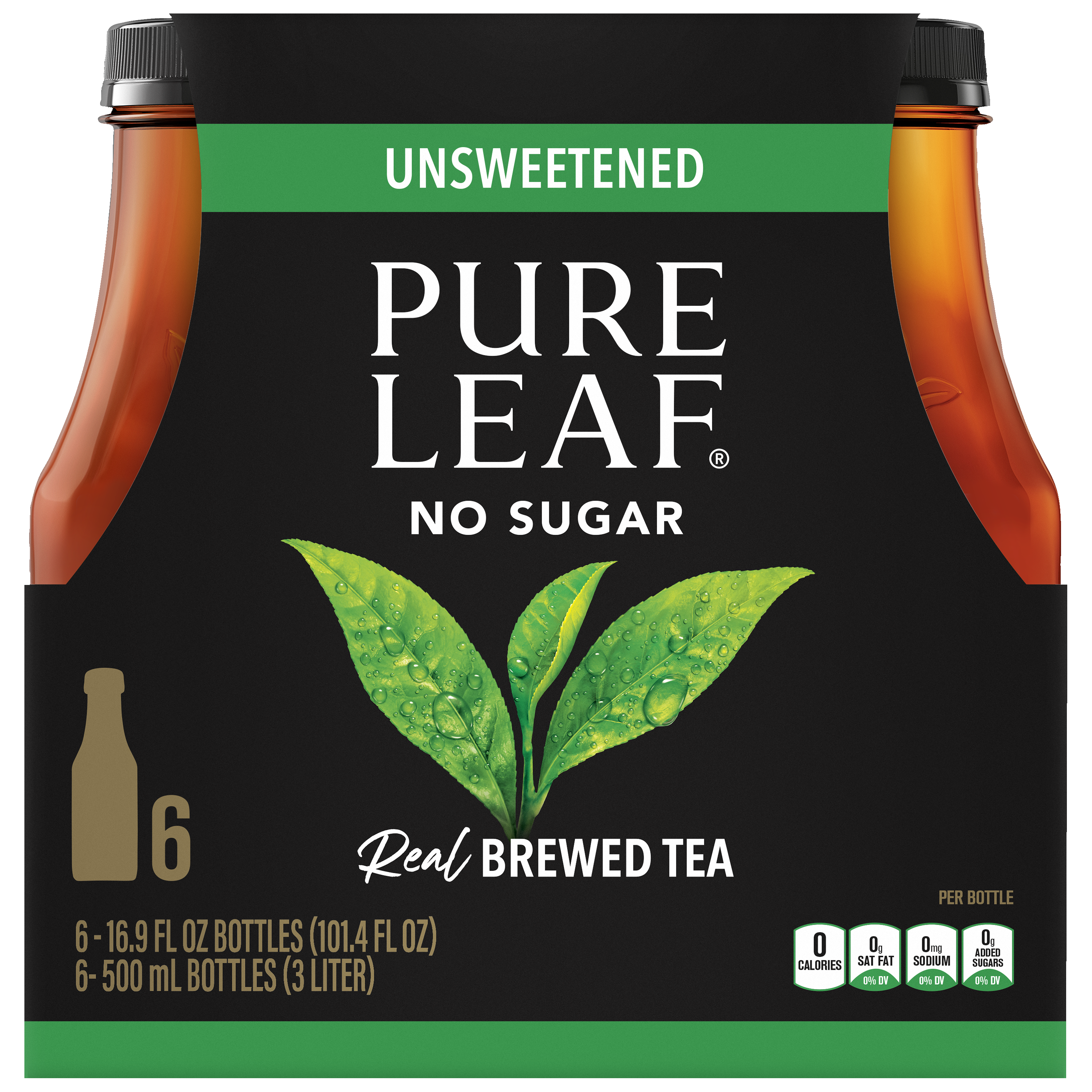 Pure Leaf, Unsweetened, Real Brewed Tea