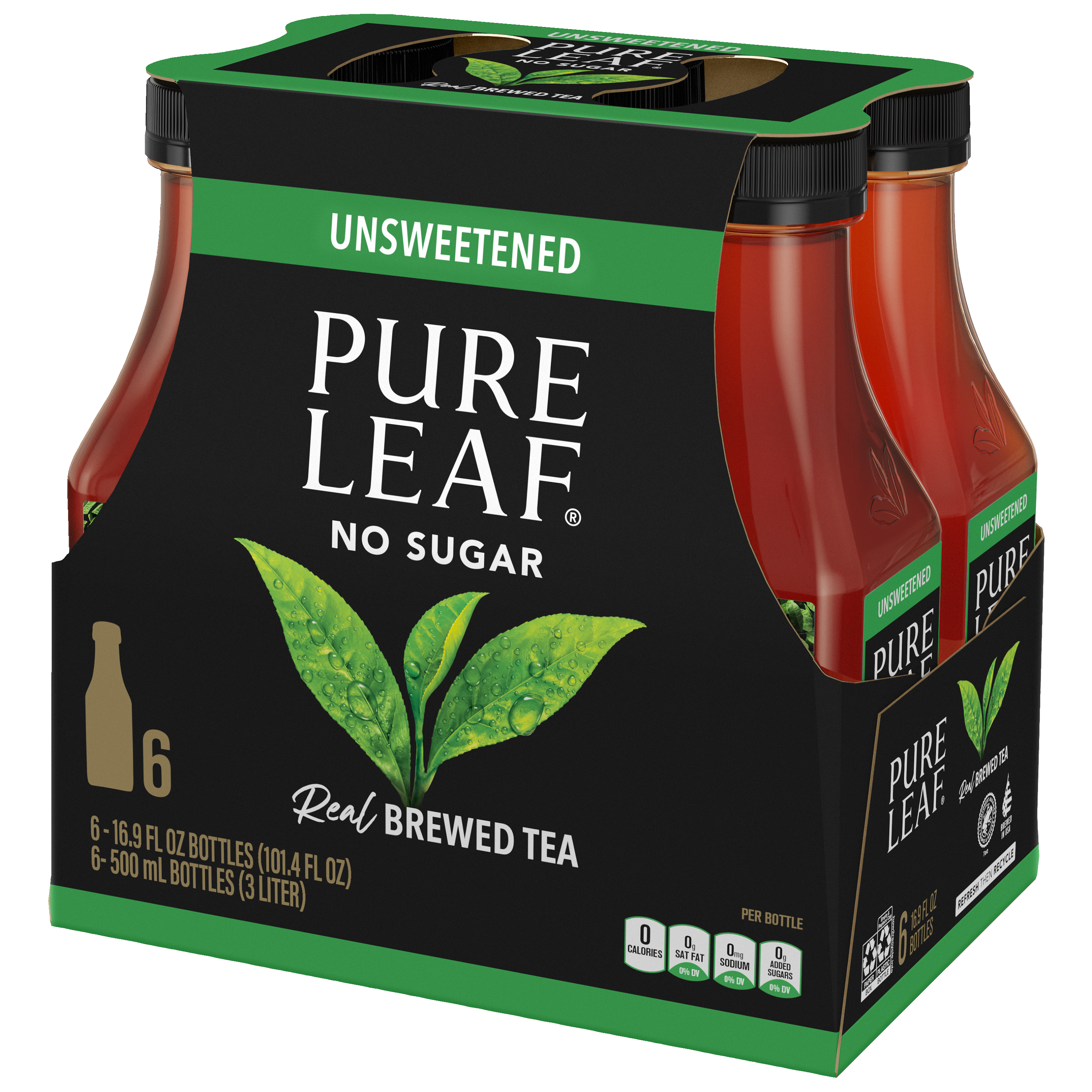 Pure Leaf, Unsweetened, Real Brewed Tea thumbnail