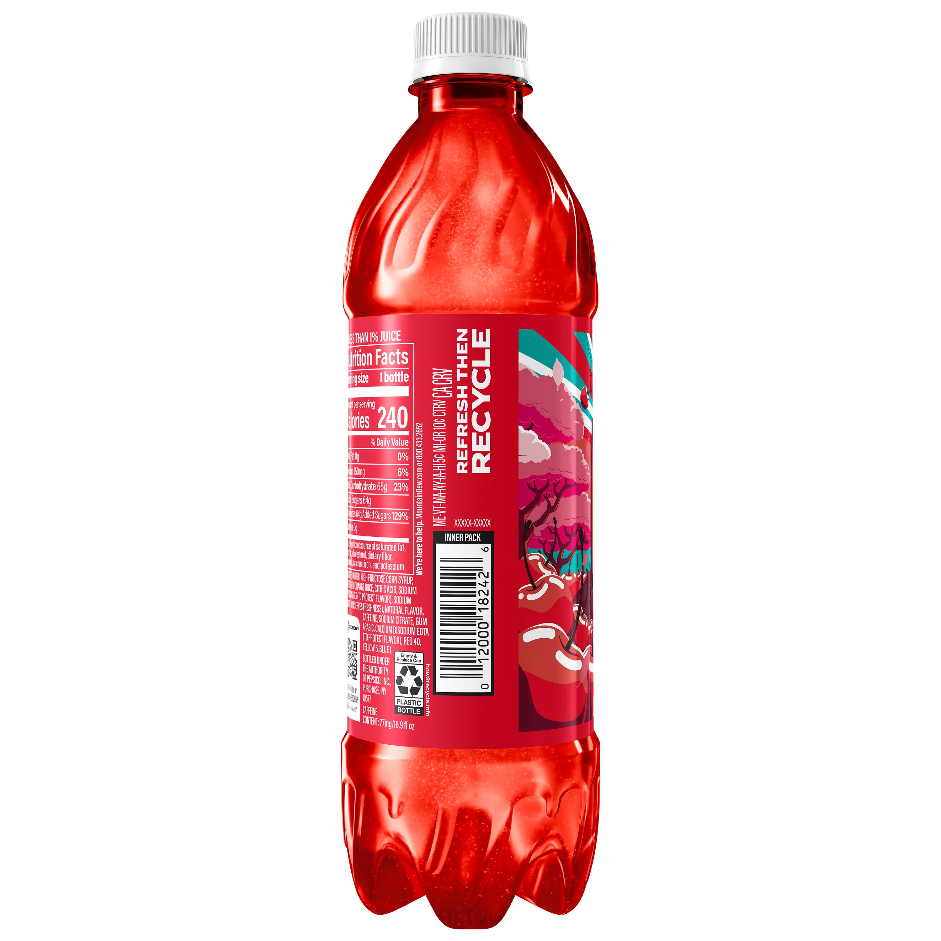 Mountain Dew, Code Red, Cherry Flavor Dew thumbnail